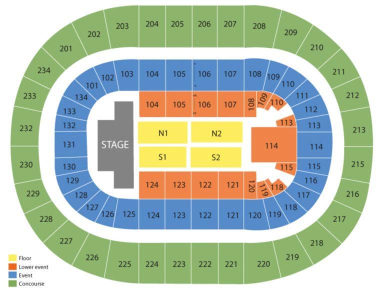 Bryce Jordan Center Seating Chart Bryce Jordan Center Pennsylvania