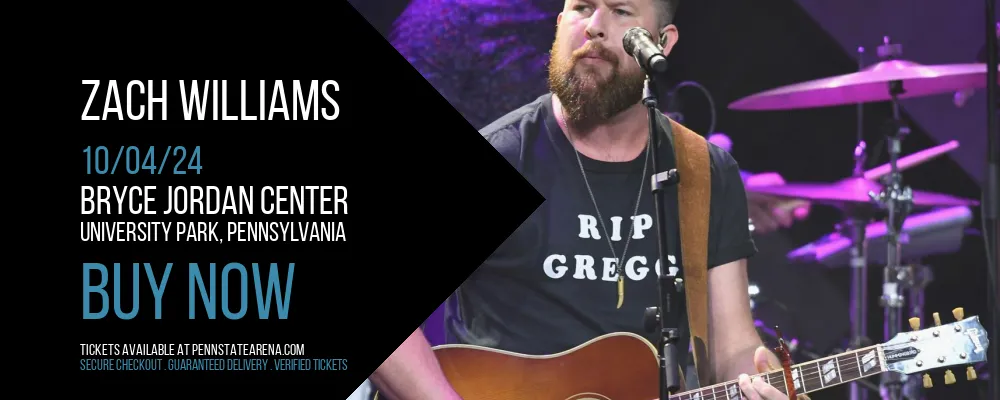 Zach Williams at Bryce Jordan Center