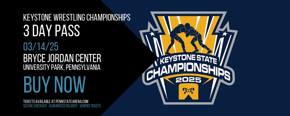 Keystone Wrestling Championships - 3 Day Pass at Bryce Jordan Center